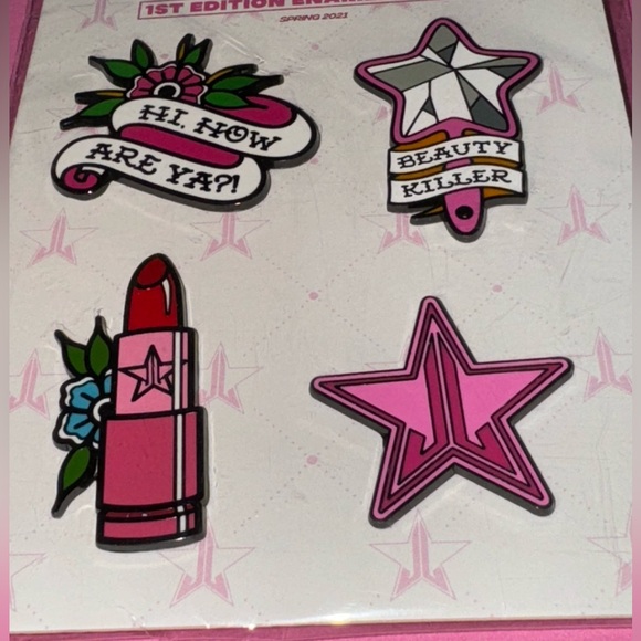 Jeffree Star Cosmetics 1st Edition Enamel Pin Set - Picture 3 of 4